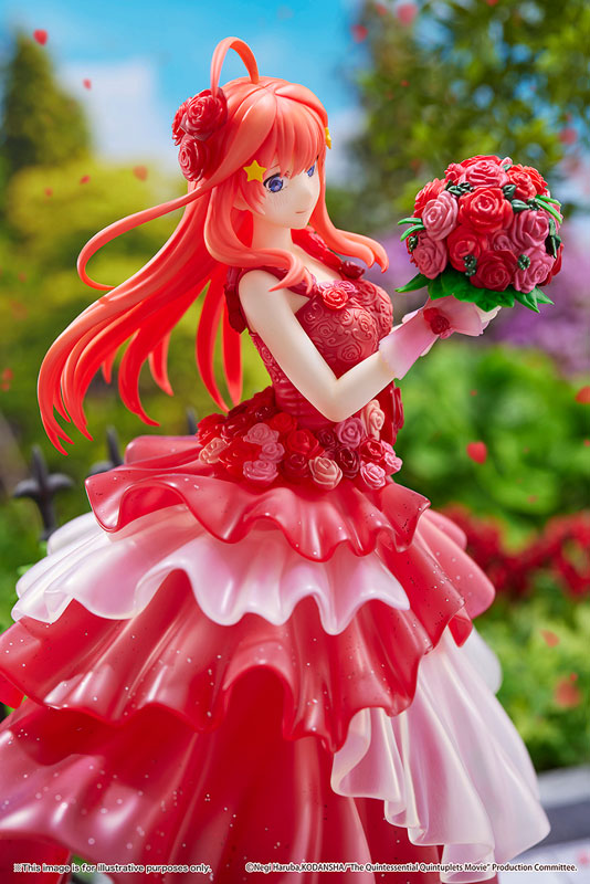 Eiga Gotoubun no Hanayome - Nakano Itsuki - Shibuya Scramble Figure - 1/7 - Floral Dress Ver.