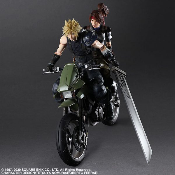 Final Fantasy VII Remake - Cloud Strife - Jessie Rasberry - Motorbike Set - Play Arts Kai