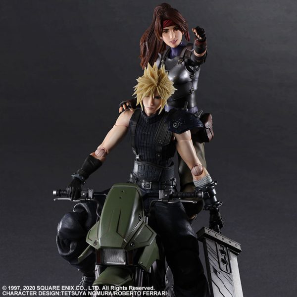 Final Fantasy VII Remake - Cloud Strife - Jessie Rasberry - Motorbike Set - Play Arts Kai