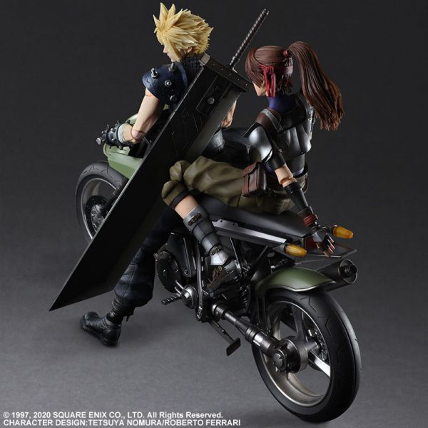 Final Fantasy VII Remake - Cloud Strife - Jessie Rasberry - Motorbike Set - Play Arts Kai