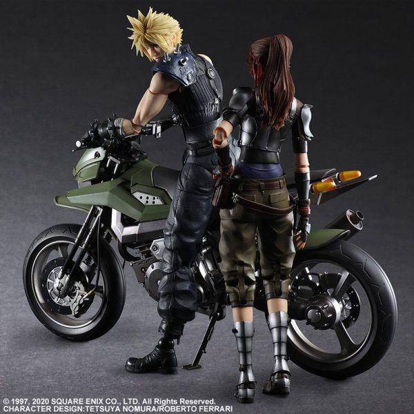 Final Fantasy VII Remake - Cloud Strife - Jessie Rasberry - Motorbike Set - Play Arts Kai