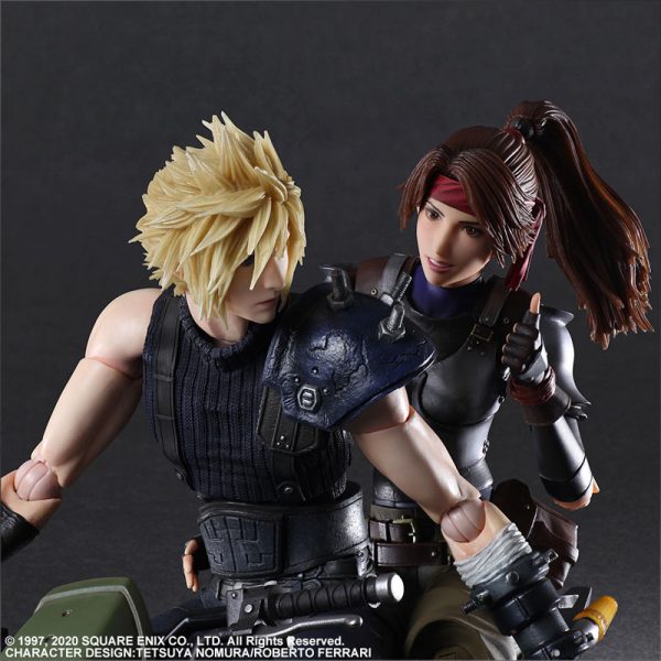 Final Fantasy VII Remake - Cloud Strife - Jessie Rasberry - Motorbike Set - Play Arts Kai