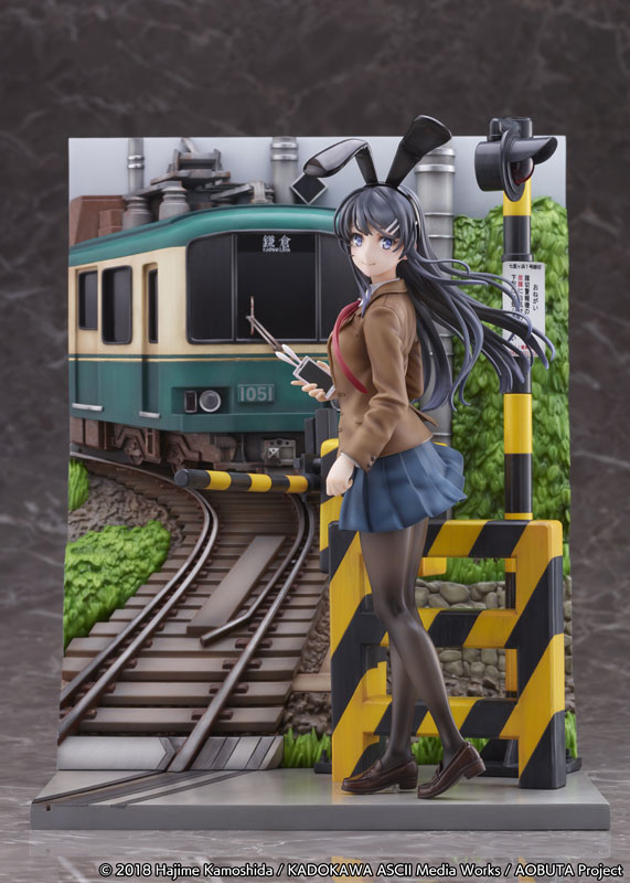 Seishun Buta Yarou wa Bunny Girl Senpai no Yume wo Minai - Sakurajima Mai - Shibuya Scramble Figure - 1/7 - Enoden Ver.