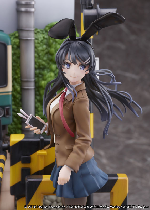 Seishun Buta Yarou wa Bunny Girl Senpai no Yume wo Minai - Sakurajima Mai - Shibuya Scramble Figure - 1/7 - Enoden Ver.