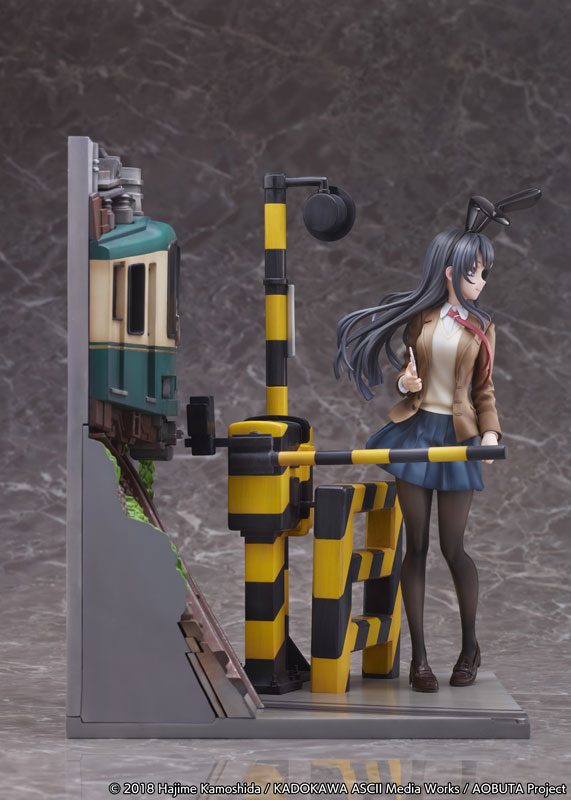 Seishun Buta Yarou wa Bunny Girl Senpai no Yume wo Minai - Sakurajima Mai - Shibuya Scramble Figure - 1/7 - Enoden Ver.