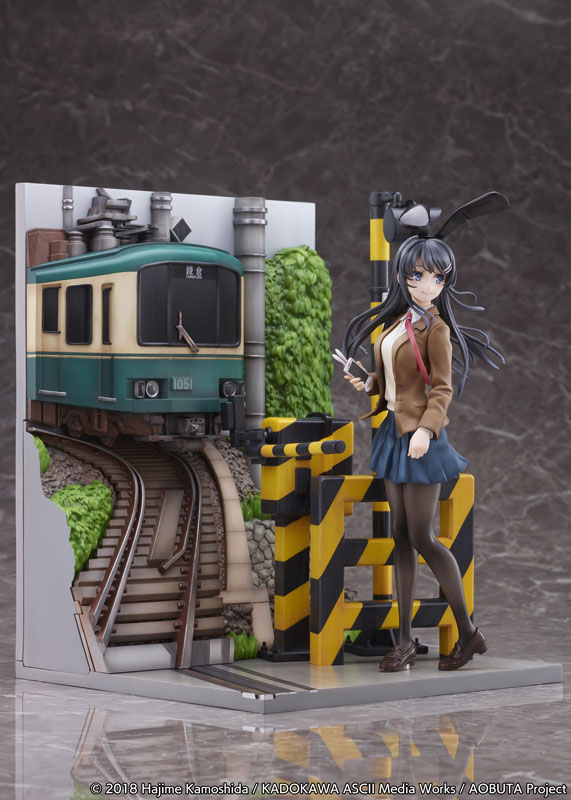 Seishun Buta Yarou wa Bunny Girl Senpai no Yume wo Minai - Sakurajima Mai - Shibuya Scramble Figure - 1/7 - Enoden Ver.