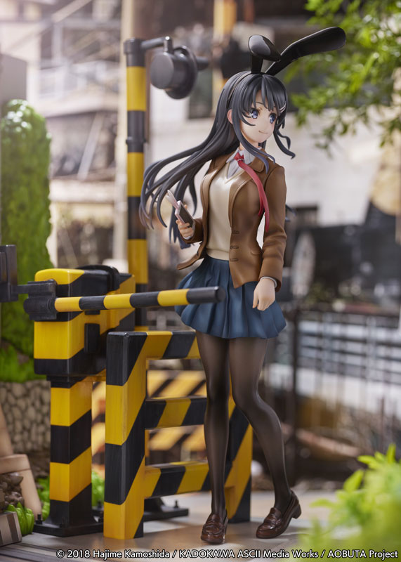 Seishun Buta Yarou wa Bunny Girl Senpai no Yume wo Minai - Sakurajima Mai - Shibuya Scramble Figure - 1/7 - Enoden Ver.