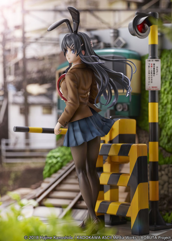 Seishun Buta Yarou wa Bunny Girl Senpai no Yume wo Minai - Sakurajima Mai - Shibuya Scramble Figure - 1/7 - Enoden Ver.