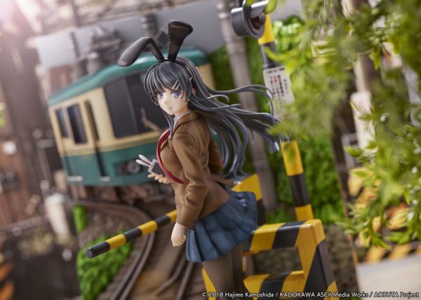 Seishun Buta Yarou wa Bunny Girl Senpai no Yume wo Minai - Sakurajima Mai - Shibuya Scramble Figure - 1/7 - Enoden Ver.