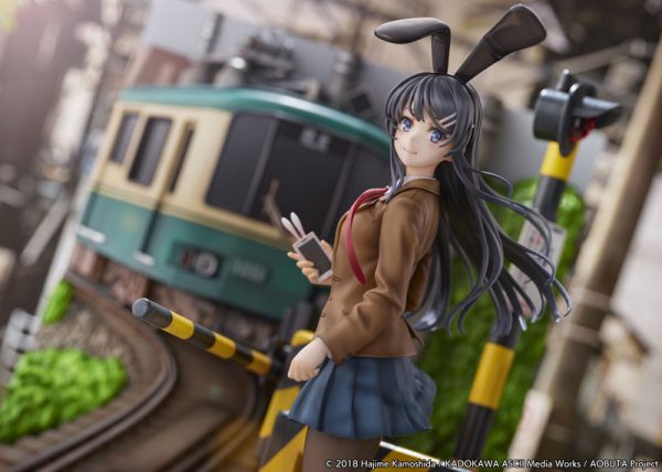 Seishun Buta Yarou wa Bunny Girl Senpai no Yume wo Minai - Sakurajima Mai - Shibuya Scramble Figure - 1/7 - Enoden Ver.