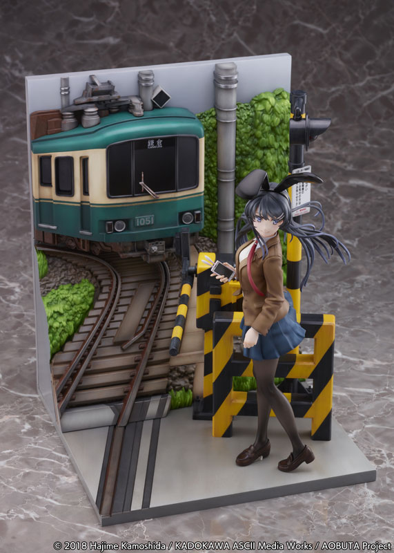 Seishun Buta Yarou wa Bunny Girl Senpai no Yume wo Minai - Sakurajima Mai - Shibuya Scramble Figure - 1/7 - Enoden Ver.