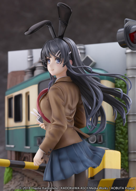 Seishun Buta Yarou wa Bunny Girl Senpai no Yume wo Minai - Sakurajima Mai - Shibuya Scramble Figure - 1/7 - Enoden Ver.