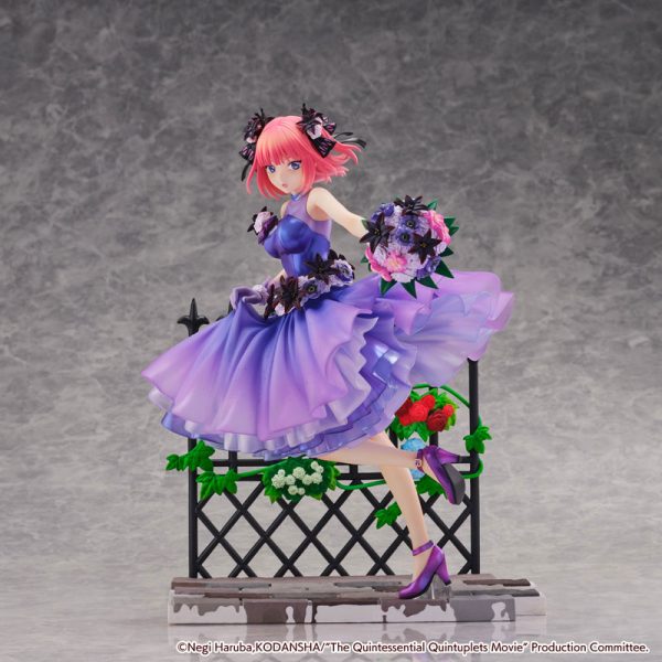 Eiga Gotoubun no Hanayome - Nakano Nino - Shibuya Scramble Figure - 1/7 - Floral Dress Ver.