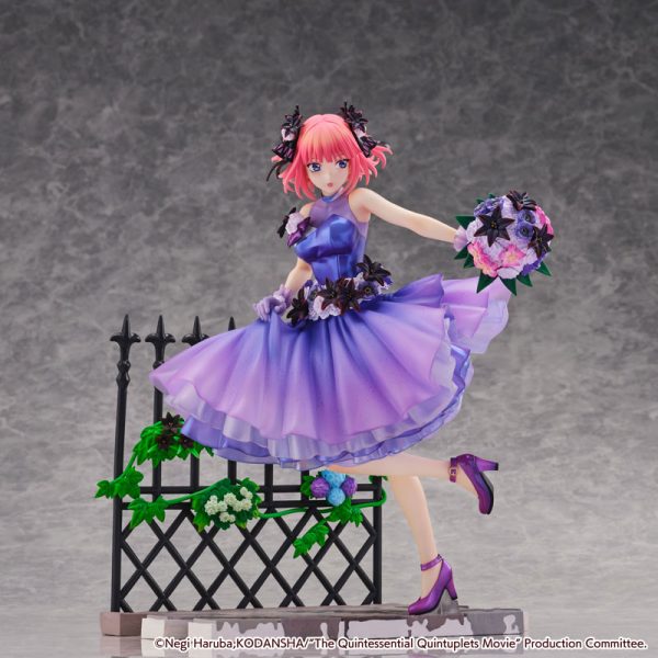 Eiga Gotoubun no Hanayome - Nakano Nino - Shibuya Scramble Figure - 1/7 - Floral Dress Ver.