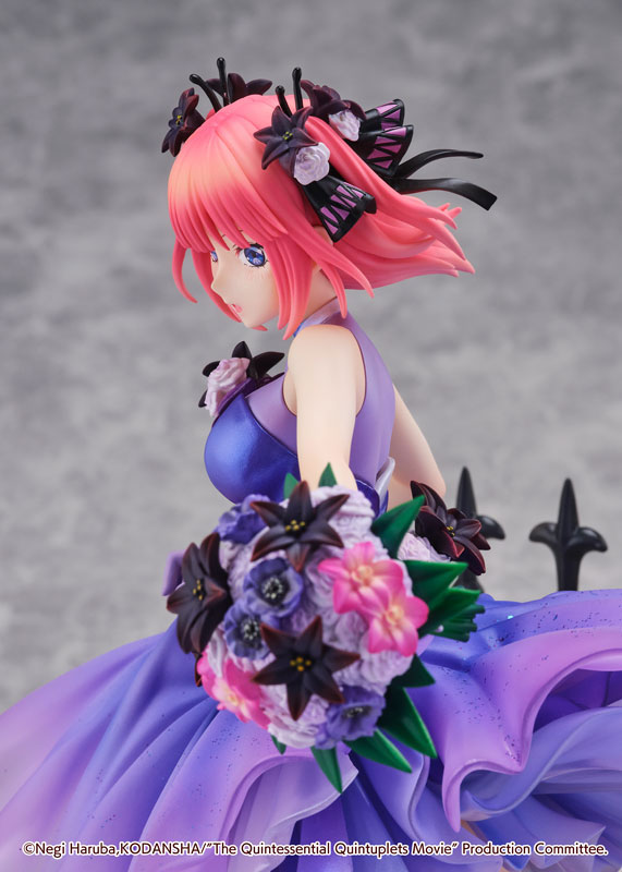 Eiga Gotoubun no Hanayome - Nakano Nino - Shibuya Scramble Figure - 1/7 - Floral Dress Ver.