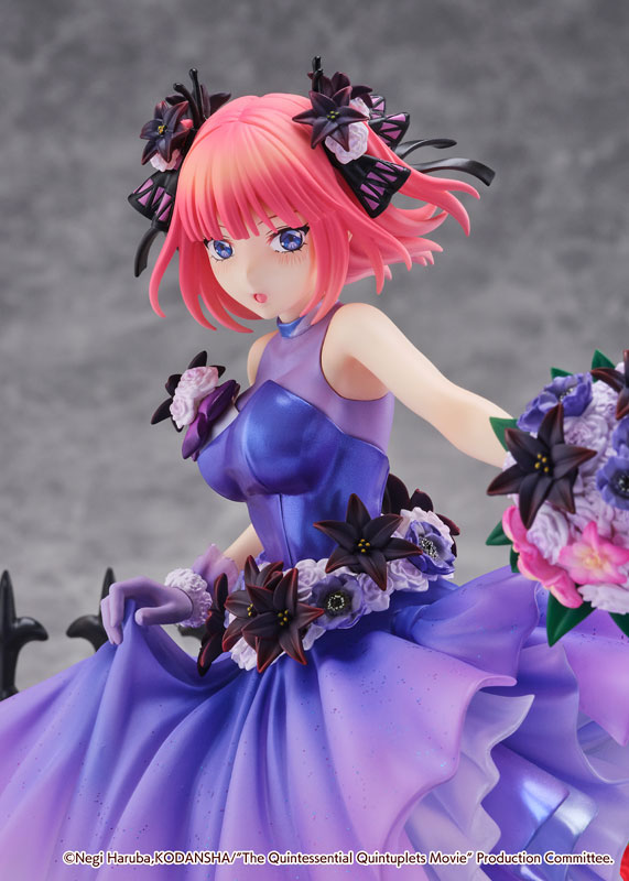 Eiga Gotoubun no Hanayome - Nakano Nino - Shibuya Scramble Figure - 1/7 - Floral Dress Ver.