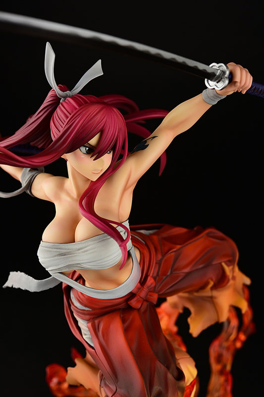 Fairy Tail - Erza Scarlet - 1/6 - Samurai Light Flame Manjo ver. Rouge (Orca Toys)