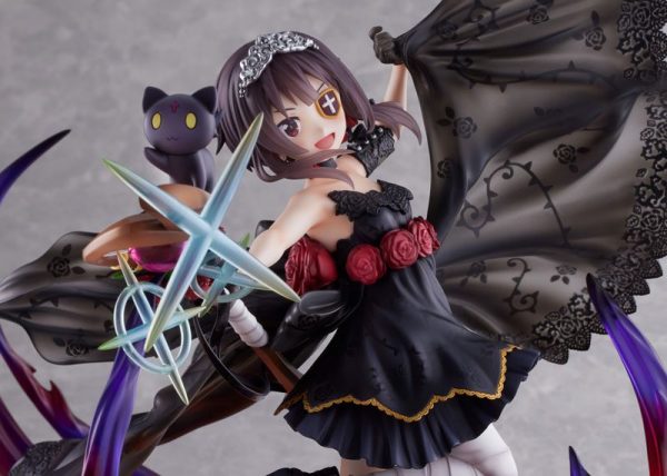 Kono Subarashii Sekai ni Shukufuku o! - Chomusuke - Megumin - F:Nex - 1/7 - Shikkoku no Bara Dress ver. (FuRyu)