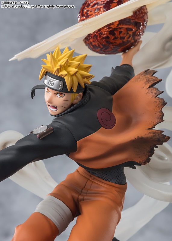 Naruto Shippuuden - Uzumaki Naruto - Chou Gekisen -Extra Battle- - Figuarts ZERO - -Sage Art Lava Release Rasenshuriken- (Bandai Spirits)