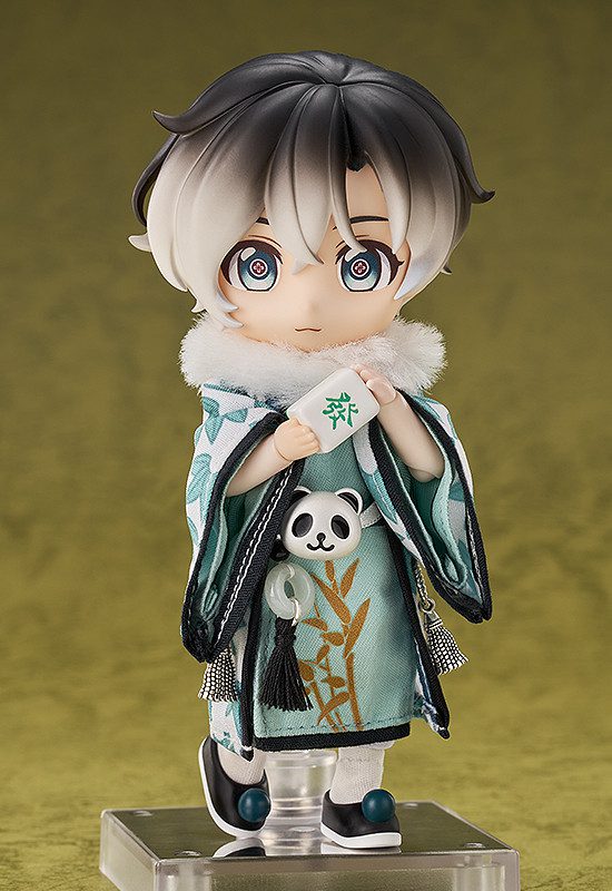 Original - Nendoroid Doll - Nendoroid Doll Chinese Style - Panda Mahjong: Laurier