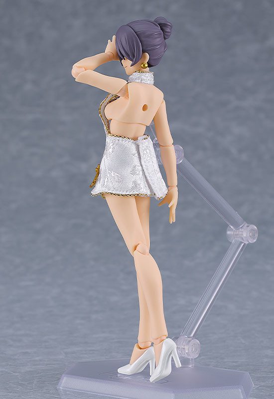 Original - Figma #569b - figma Styles - Mika - Mini Skirt Chinese Dress Outfit, White (Max Factory)