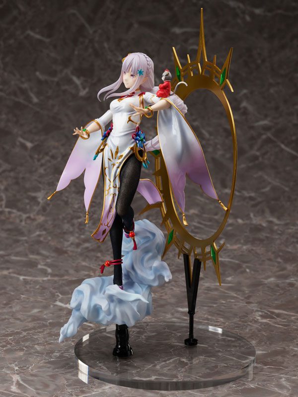 Re:Zero kara Hajimeru Isekai Seikatsu - Emilia - Puck - F:Nex - 1/7 - China Dress Ver. (FuRyu)