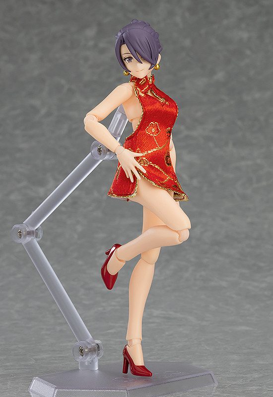 Original Character - Figma #569 - figma Styles - Mika - Mini Skirt Chinese Dress Outfit (Max Factory)