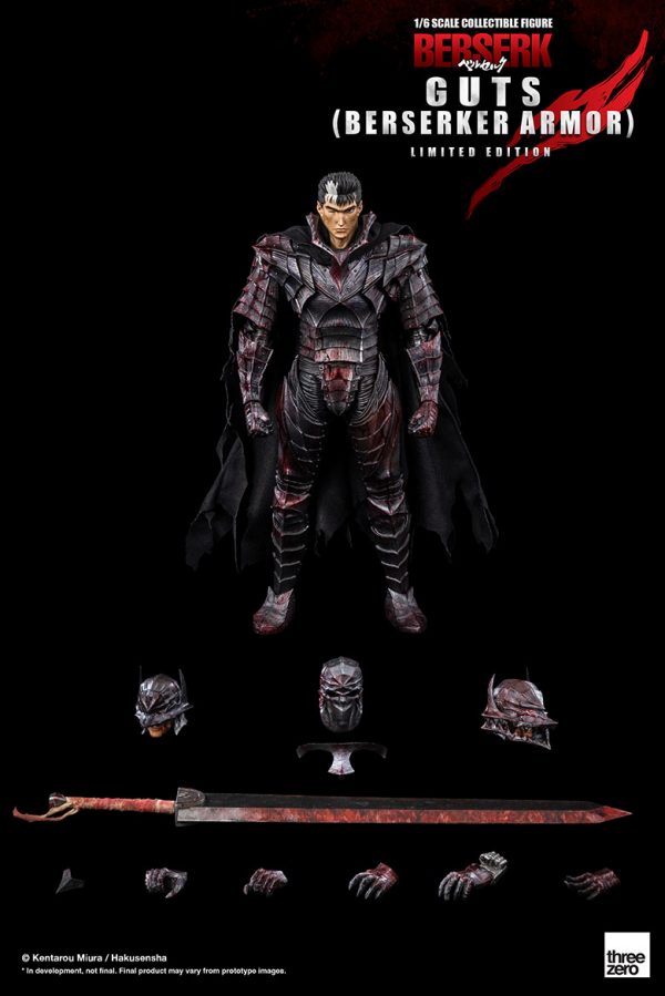 Berserk - Guts - SiXTH - 1/6 - Berserker Armor, Limited Edition (ThreeZero)