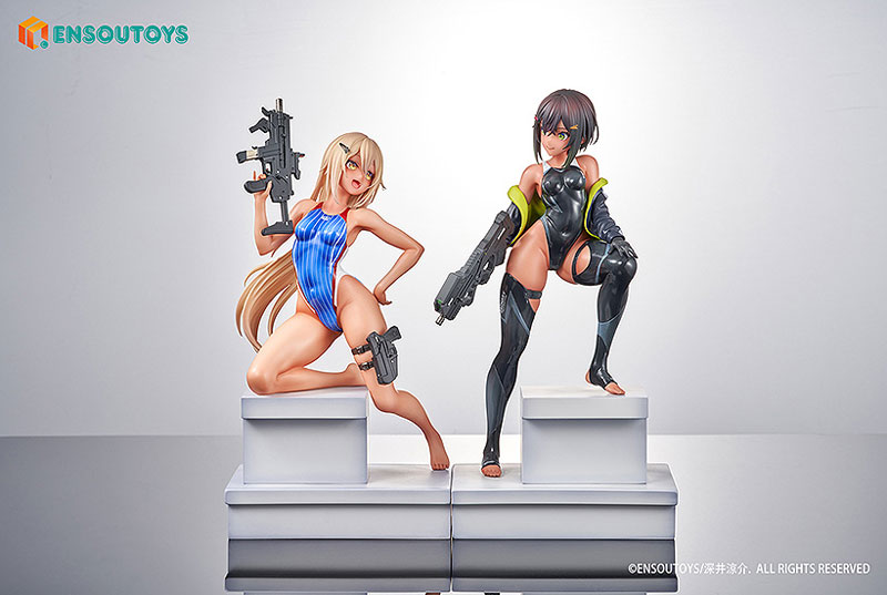 ARMS NOTE - Suieibu no Buchou-chan&Sueibu no Kouhai Set - 1/7 (Ensoutoys)