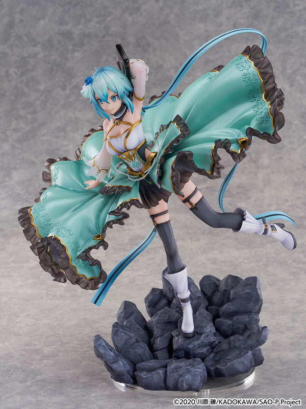 Sword Art Online - Sinon - Shibuya Scramble Figure - 1/7 - Crystal Dress Ver. (CyberZ, eStream)