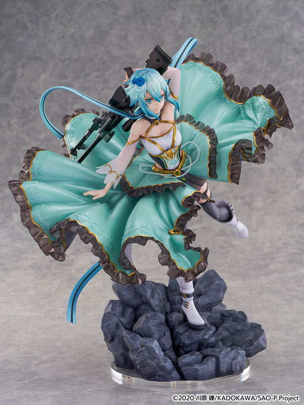 Sword Art Online - Sinon - Shibuya Scramble Figure - 1/7 - Crystal Dress Ver. (CyberZ, eStream)