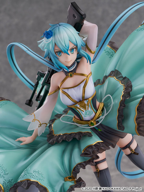 Sword Art Online - Sinon - Shibuya Scramble Figure - 1/7 - Crystal Dress Ver. (CyberZ, eStream)