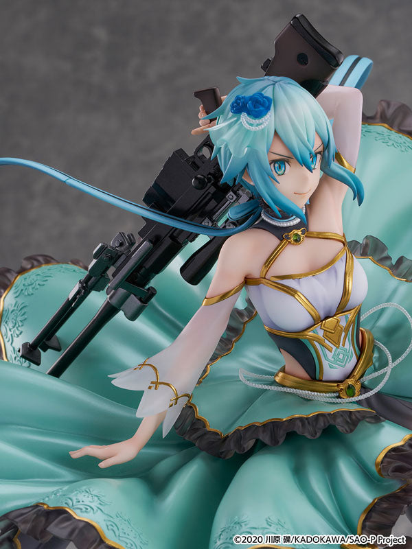 Sword Art Online - Sinon - Shibuya Scramble Figure - 1/7 - Crystal Dress Ver. (CyberZ, eStream)
