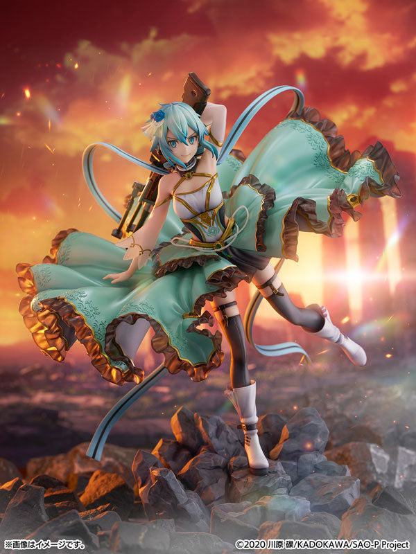 Sword Art Online - Sinon - Shibuya Scramble Figure - 1/7 - Crystal Dress Ver. (CyberZ, eStream)