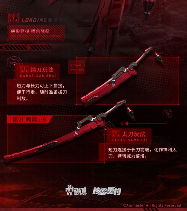 Original - Wolf-Mastiff Force Karas Samurai - 1/9 (AniMester, Nuclear Gold Reconstruction)