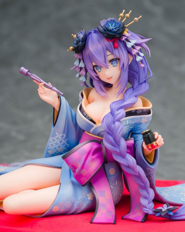 Senran Nin Nin Ninja Taisen Neptune: Shoujo-tachi no Kyouen - Black Heart & Purple Heart - KDcolle - 1/7 - Kimono Ver.