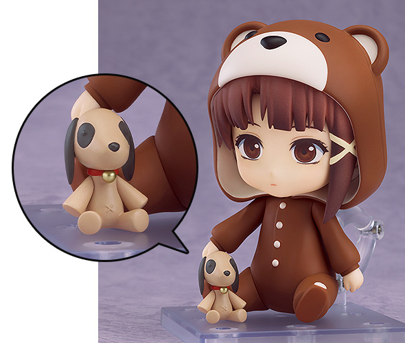 Serial Experiments Lain - Iwakura Lain - Nendoroid (#3011) - Nendoroid Basic - Bear Pajamas Ver.
