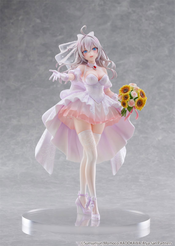 Tokidoki Bosotto Russia-go de Dereru Tonari no Alya-san - Alisa Mikhailovna Kujou - KDcolle - 1/7 - Wedding Dress ver.