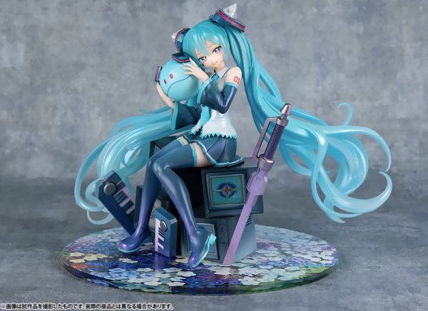 Kidou Senshi Gundam 00 - Piapro Characters - Haro - Hatsune Miku - Gundam x Miku Anniversary Special Project - Lucrea - 1/7 (MegaHouse)