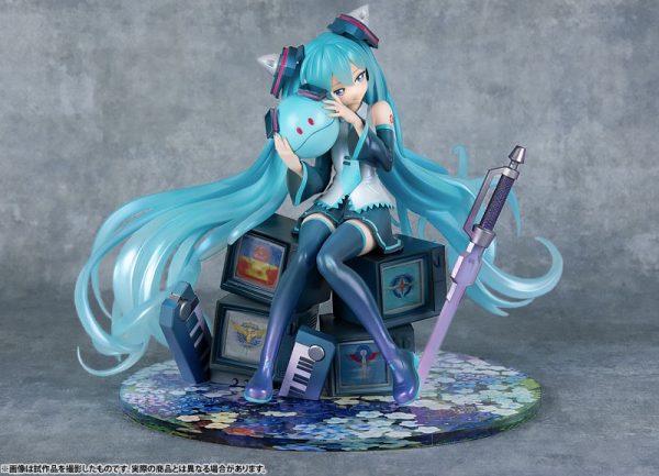 Kidou Senshi Gundam 00 - Piapro Characters - Haro - Hatsune Miku - Gundam x Miku Anniversary Special Project - Lucrea - 1/7 (MegaHouse)